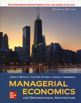 Managerial Economics And Organizational Architecture